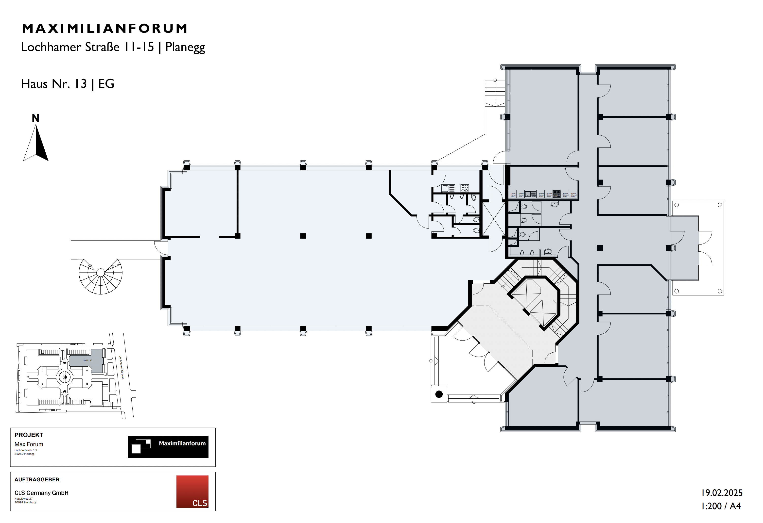 Gebäude 13 – Erdgeschoss floor plan